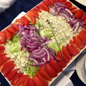 Gluten-free salad spread from Indian Harbor Yacht Club (IHYC)